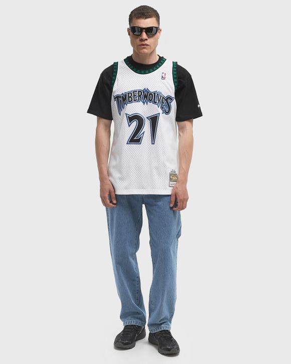 NBA WHITE JERSEY MINNESOTA TIMBERWOLVES 2003 KEVIN GARNETT #21