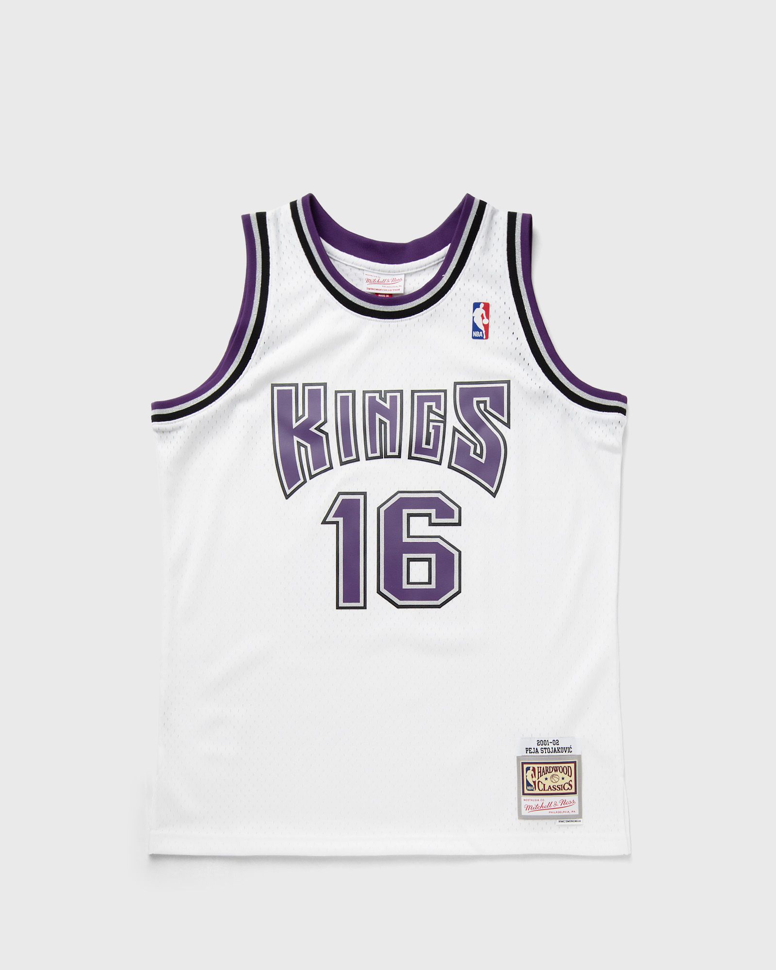 NBA WHITE JERSEY SACRAMENTO KINGS 2001 PEJA STOJAKOVIC #16