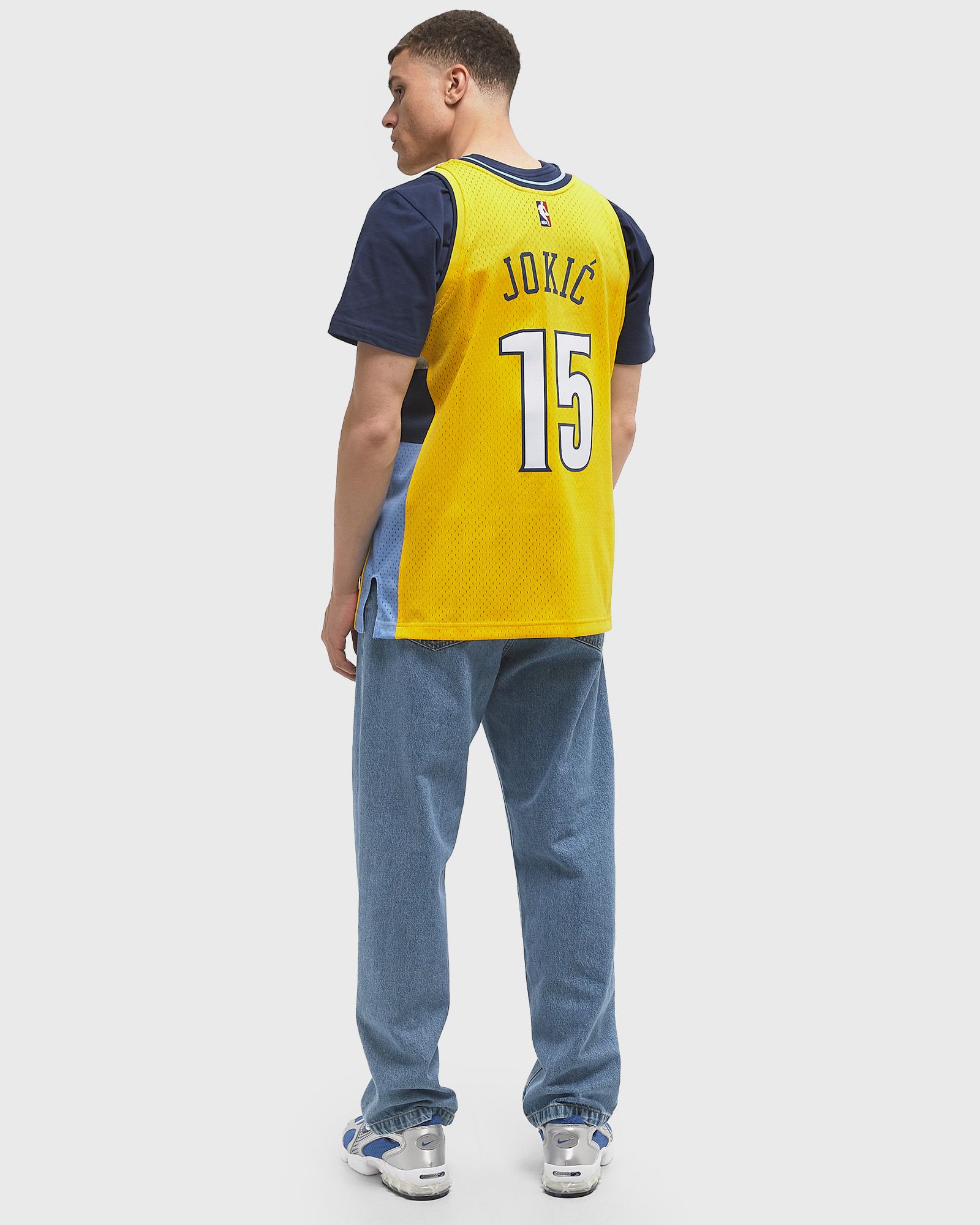 NBA YELLOW JERSEY DENVER NUGGETS 2017 NIKOLA JOKIC #15