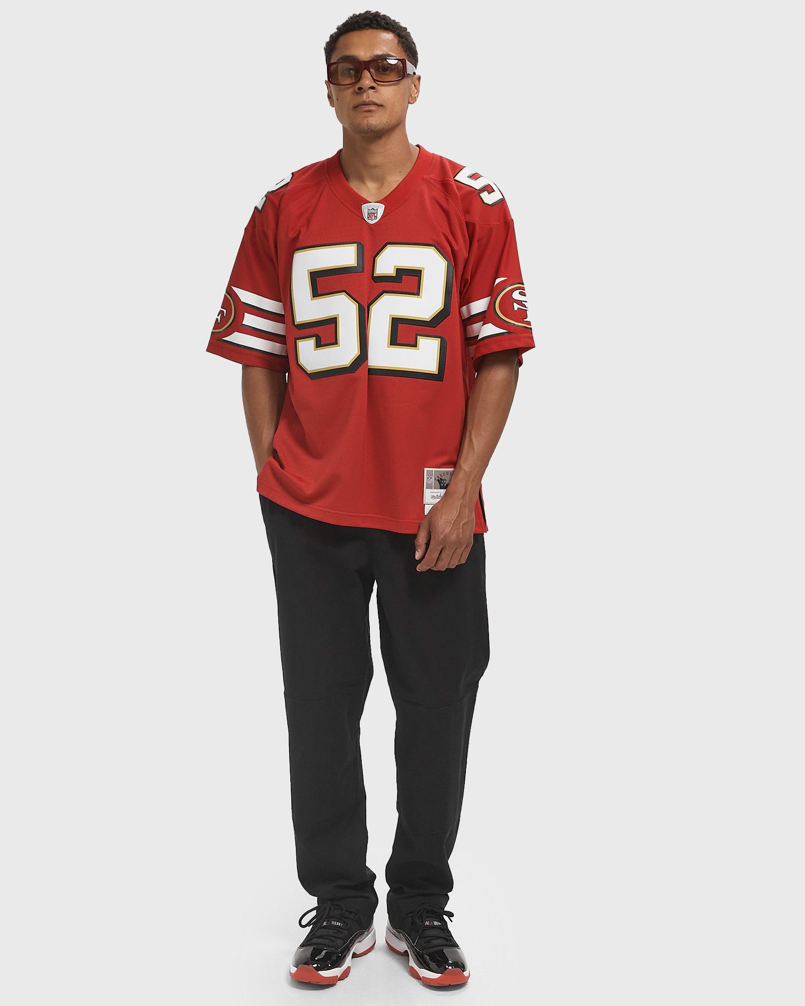 NFL DARK JERSEY SAN FRANCISCO 49ERS 2007-08 PATRICK WILLIS #52