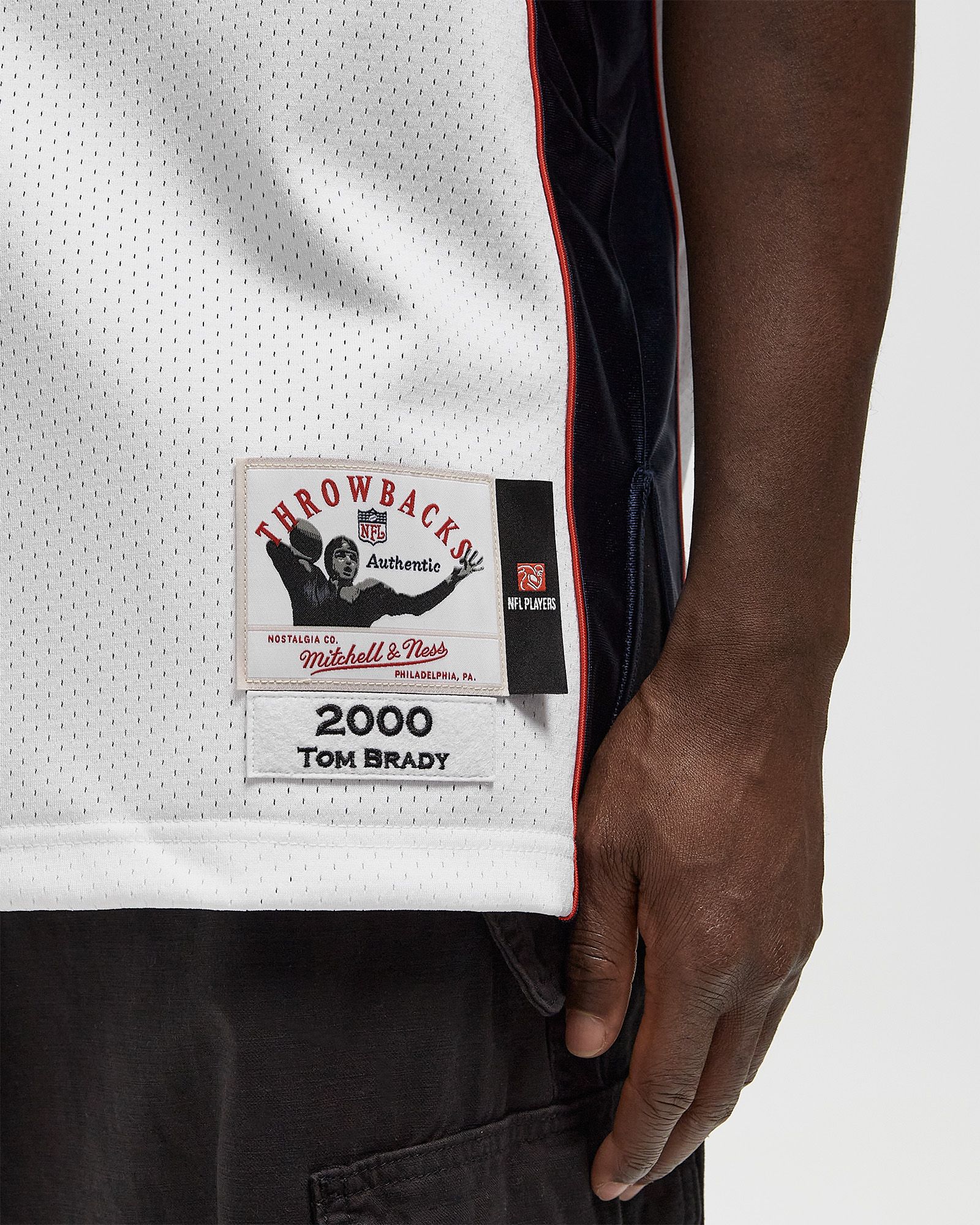 NFL AUTHENTIC JERSEY NEW ENGLAND PATRIOTS 2000 TOM BRADY #12