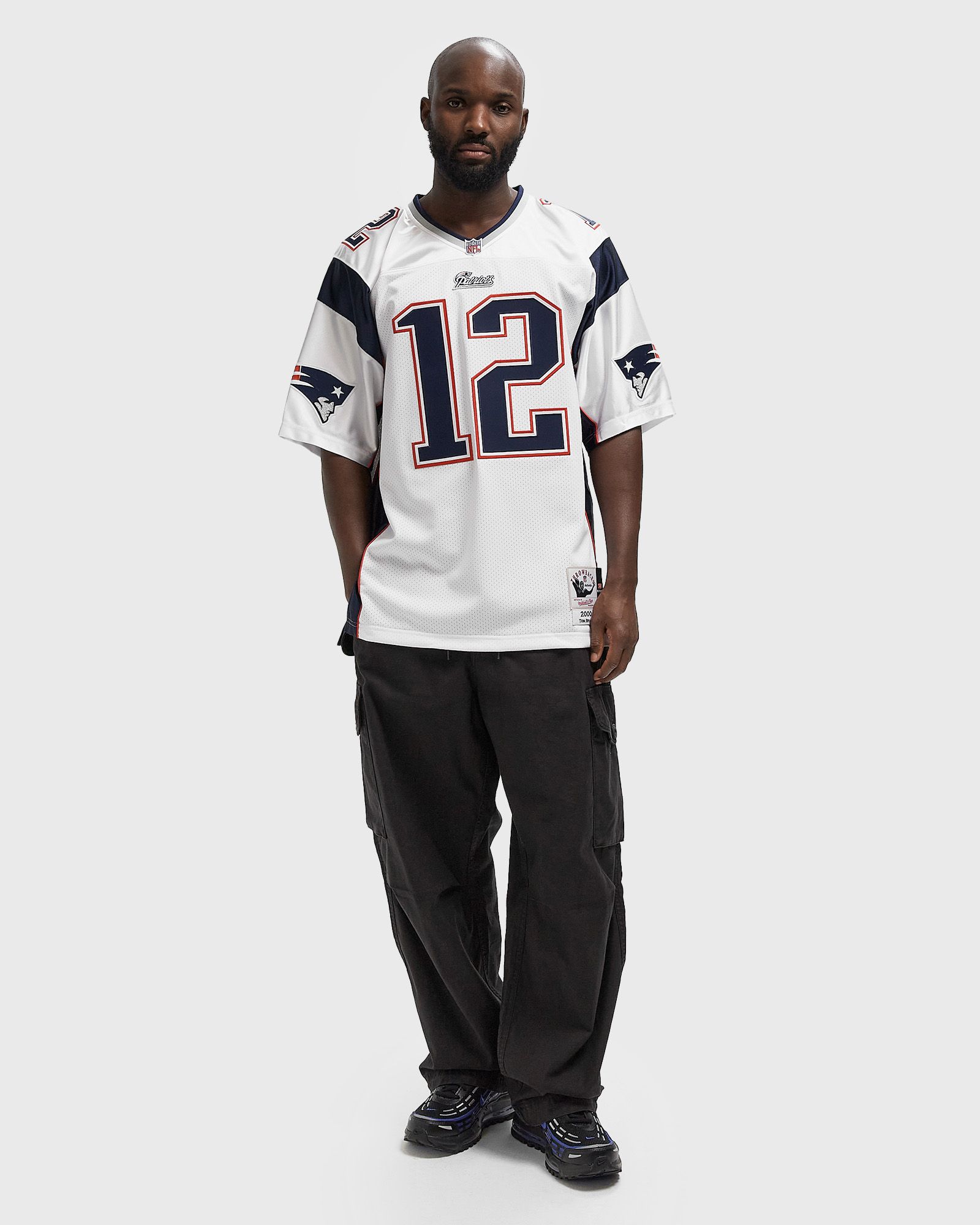 NFL AUTHENTIC JERSEY NEW ENGLAND PATRIOTS 2000 TOM BRADY #12