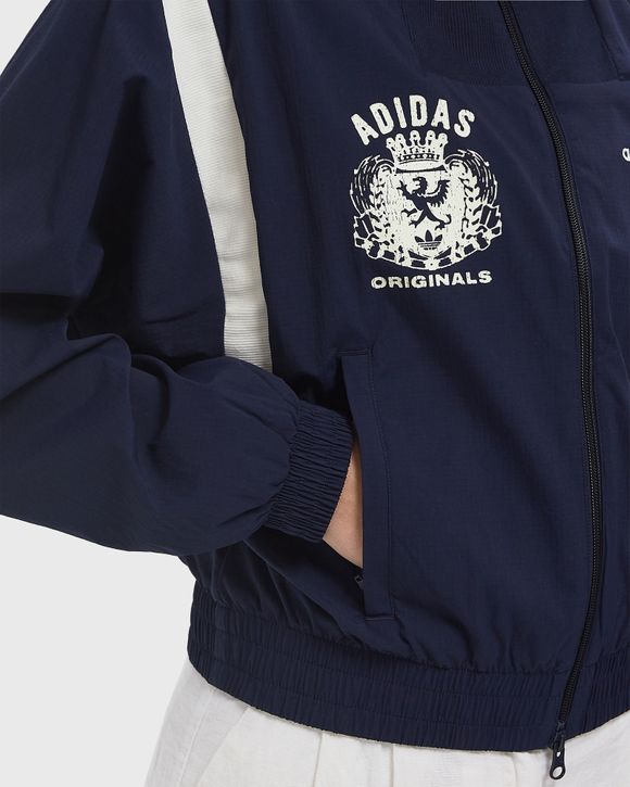 ◆adidas◆ Mascot Woven Tracksuit Jacket Night Indigo JY2809 adidas Mascotte Woven Tracksuit Jacket - Blue | adidas Singapore