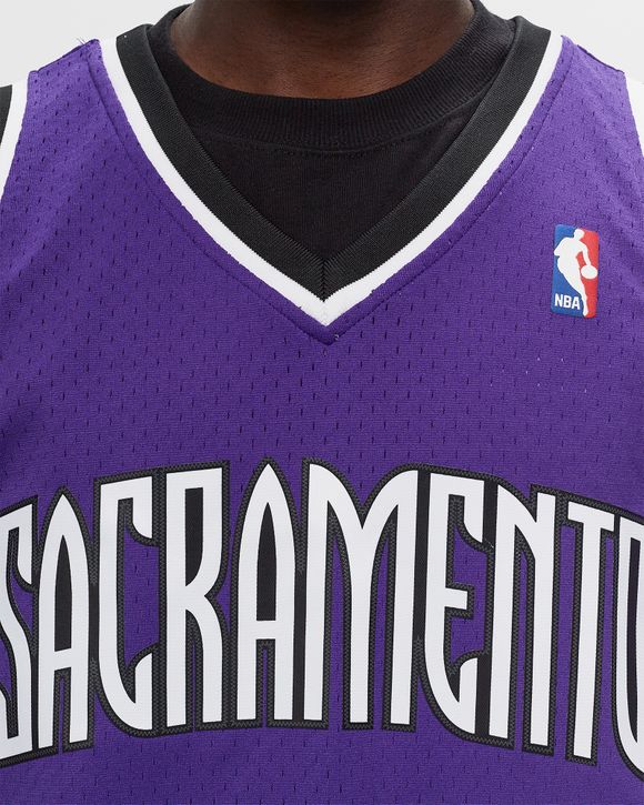 Mitchell Ness NBA DARK JERSEY KINGS 2002 MIKE BIBBY 10 Purple BSTN Store