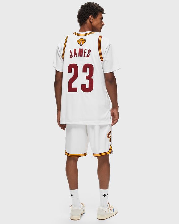 Mitchell Ness NBA AUTHENTIC JERSEY CLEVELAND CAVALIERS WHITE 2015 LEBRON JAMES 23 White Cheap Parallax Jordan Outlet