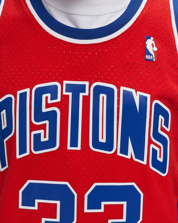 Mitchell Ness NBA JERSEY DETROIT PISTONS 1994 GRANT HILL 33 Red BSTN Store