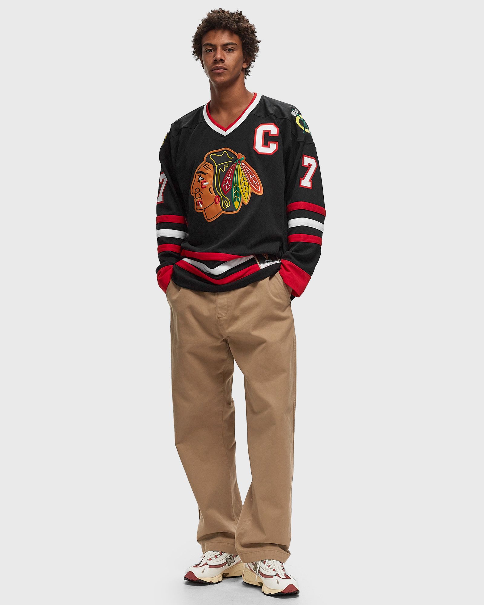 NHL JERSEY CHICAGO BLACKHAWKS ALTERNATE 1997 CHRIS CHELIOS #7