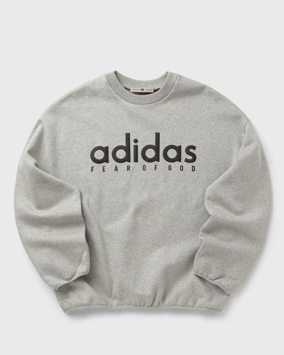 X FEAR OF GOD ATHLETICS HEATHER FLEECE CREWNECK