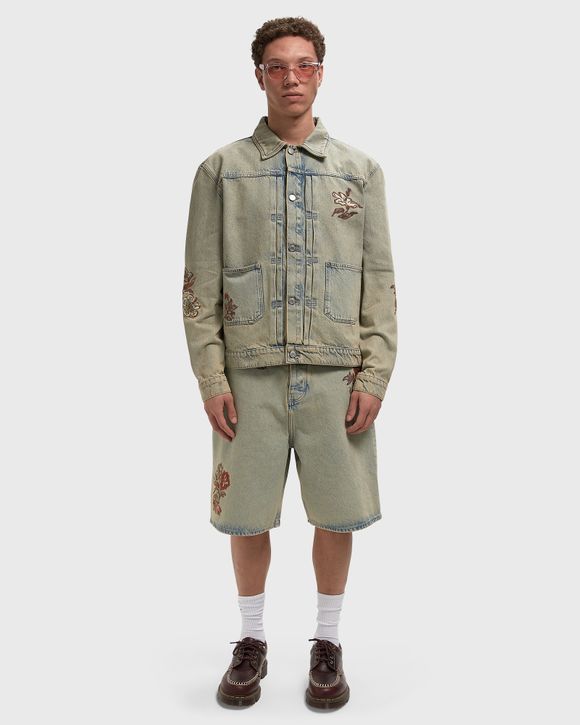 Thumbnail - Short Jean Dusty BrodÈ Fleurs