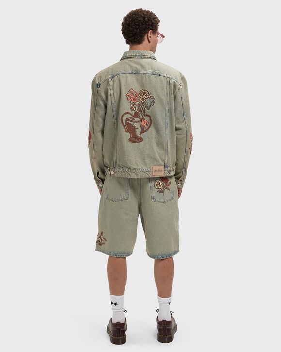 Thumbnail - Veste Denim Dusty BrodÈe Fleurs