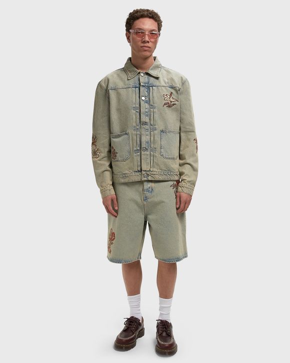 Veste Denim Dusty BrodÈe Fleurs