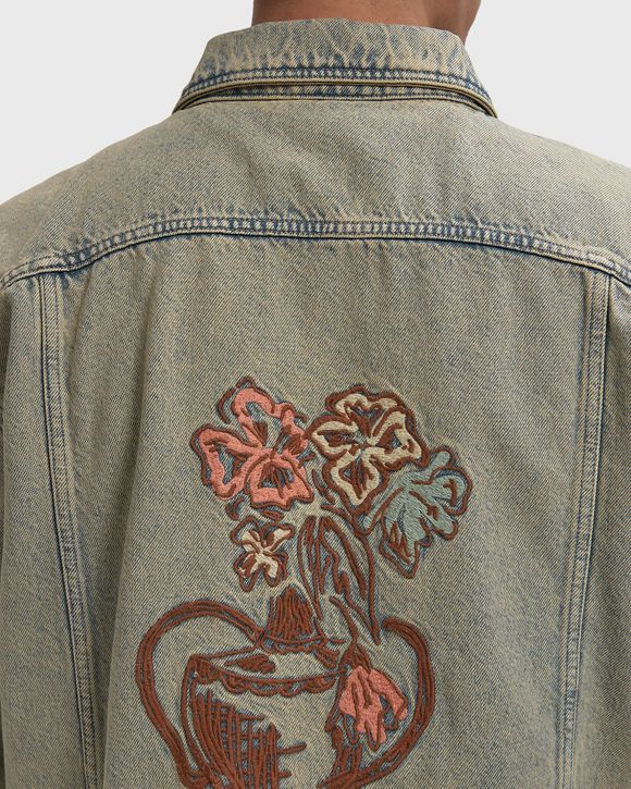 Veste Denim Dusty BrodÈe Fleurs