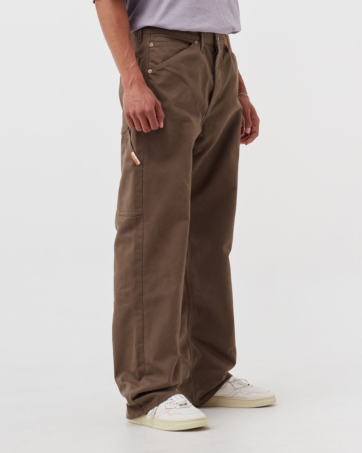 Heron Preston for Calvin Klein Carpenter Jeans Brown - BROWN SOLID