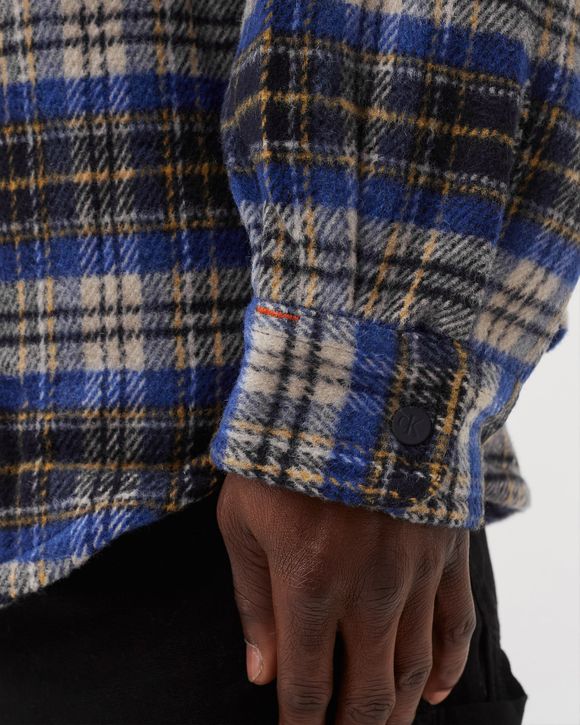 Calvin klein plaid outlet coat