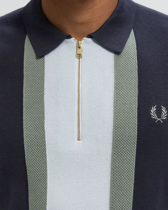 TEXTURED STRIPE KNITTED SHIRT