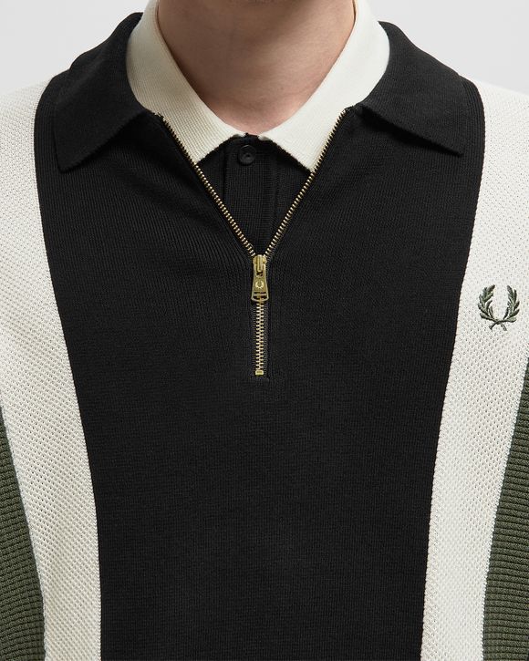 CONTRAST TIPPED KNITTED SHIRT