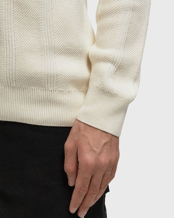 TEXTURED ZIP THROUGH CARDIGAN