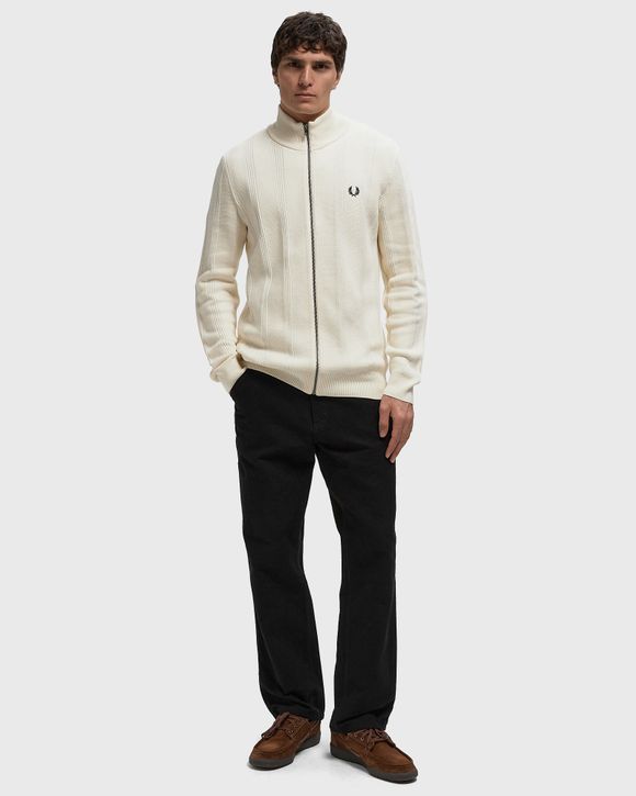 Thumbnail - TEXTURED ZIP THROUGH CARDIGAN