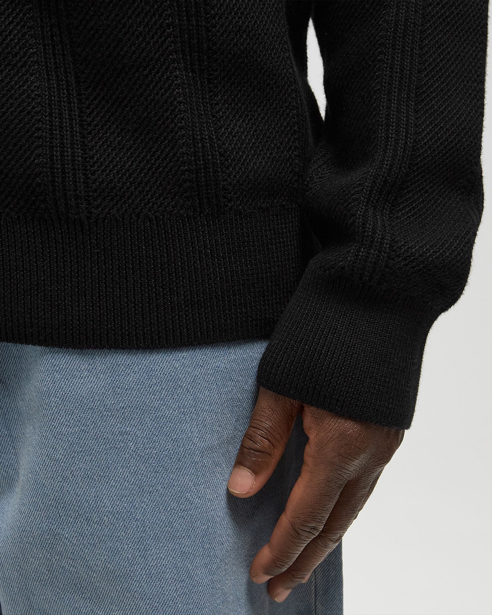 TEXTURED ZIP THROUGH CARDIGAN