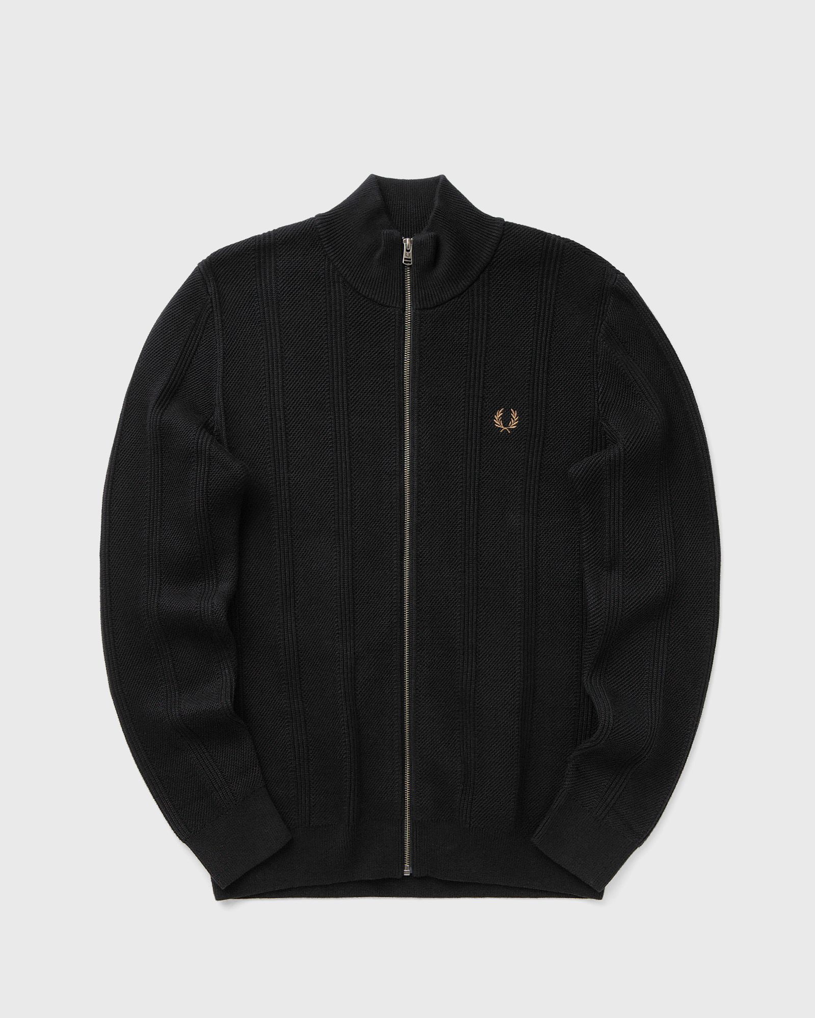 Textured Zip Through Cardigan-image