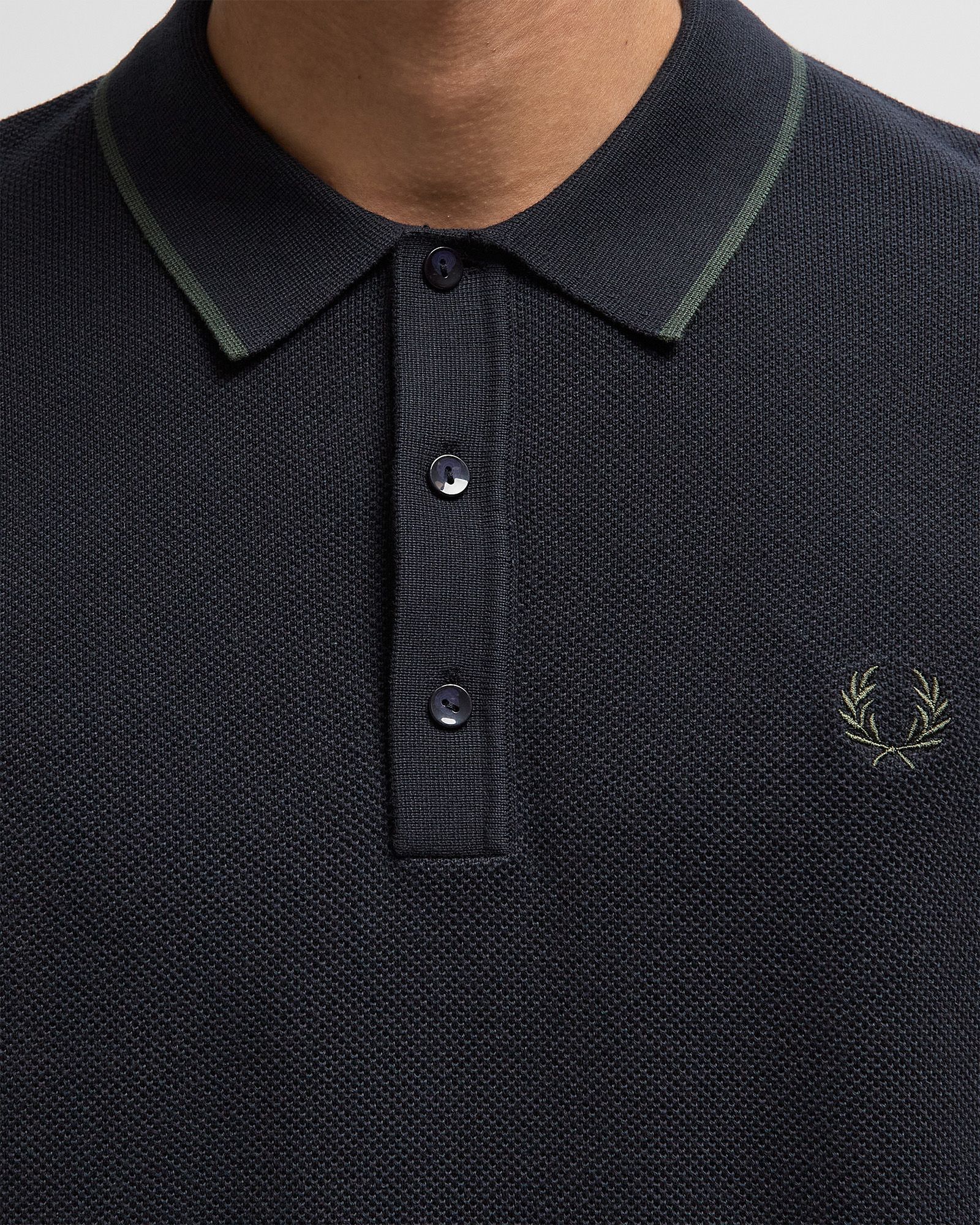 PIQUE STITCH KNITTED SHIRT