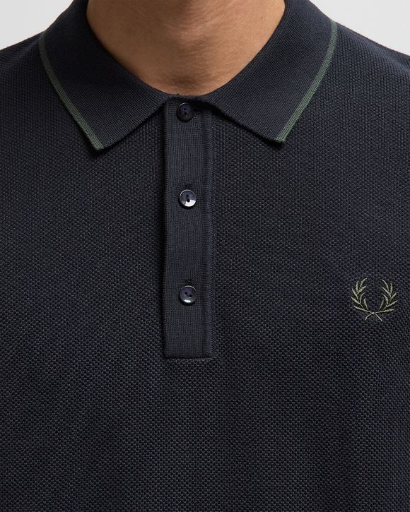 PIQUE STITCH KNITTED SHIRT