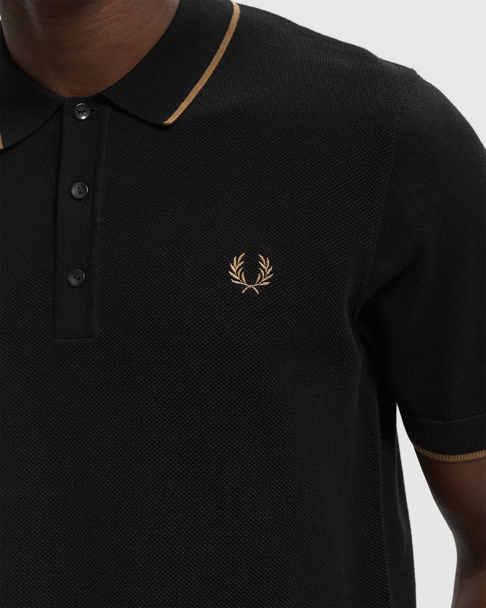 PIQUE STITCH KNITTED SHIRT