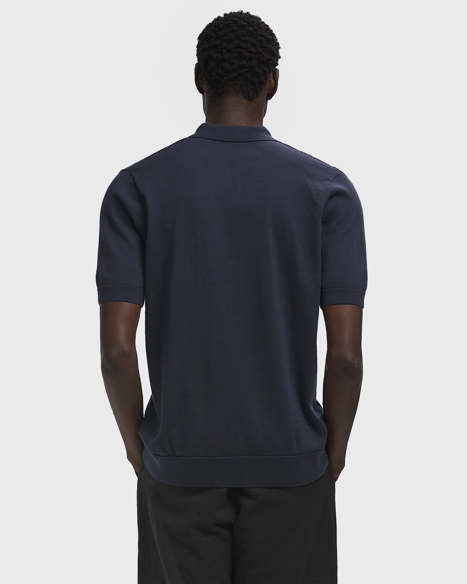 TEXTURED CABLE KNIT SHIRT