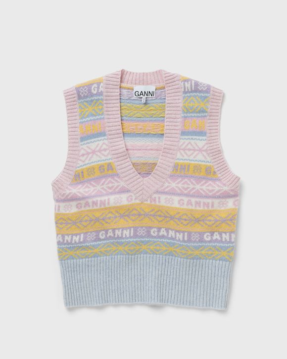 Graphic V-neck Vest