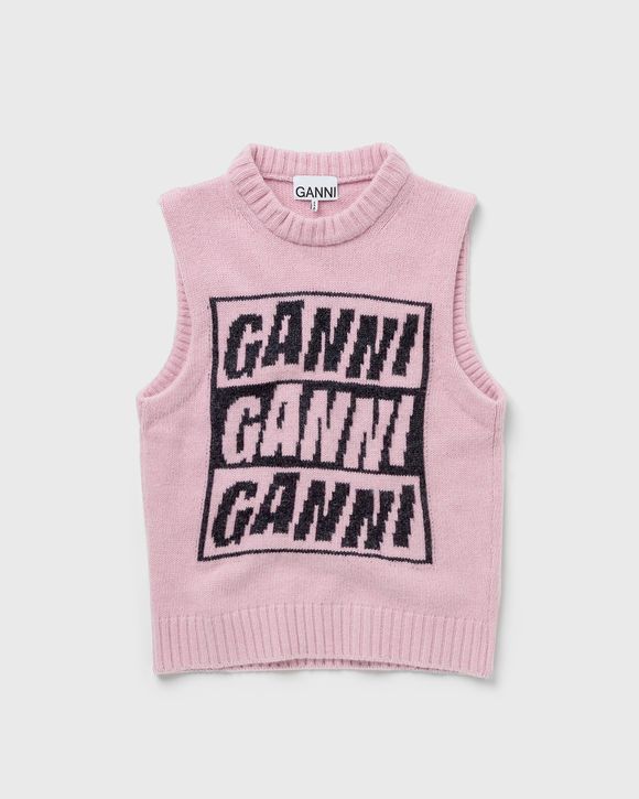 Ganni Graphic GANNI Vest Purple | BSTN Store