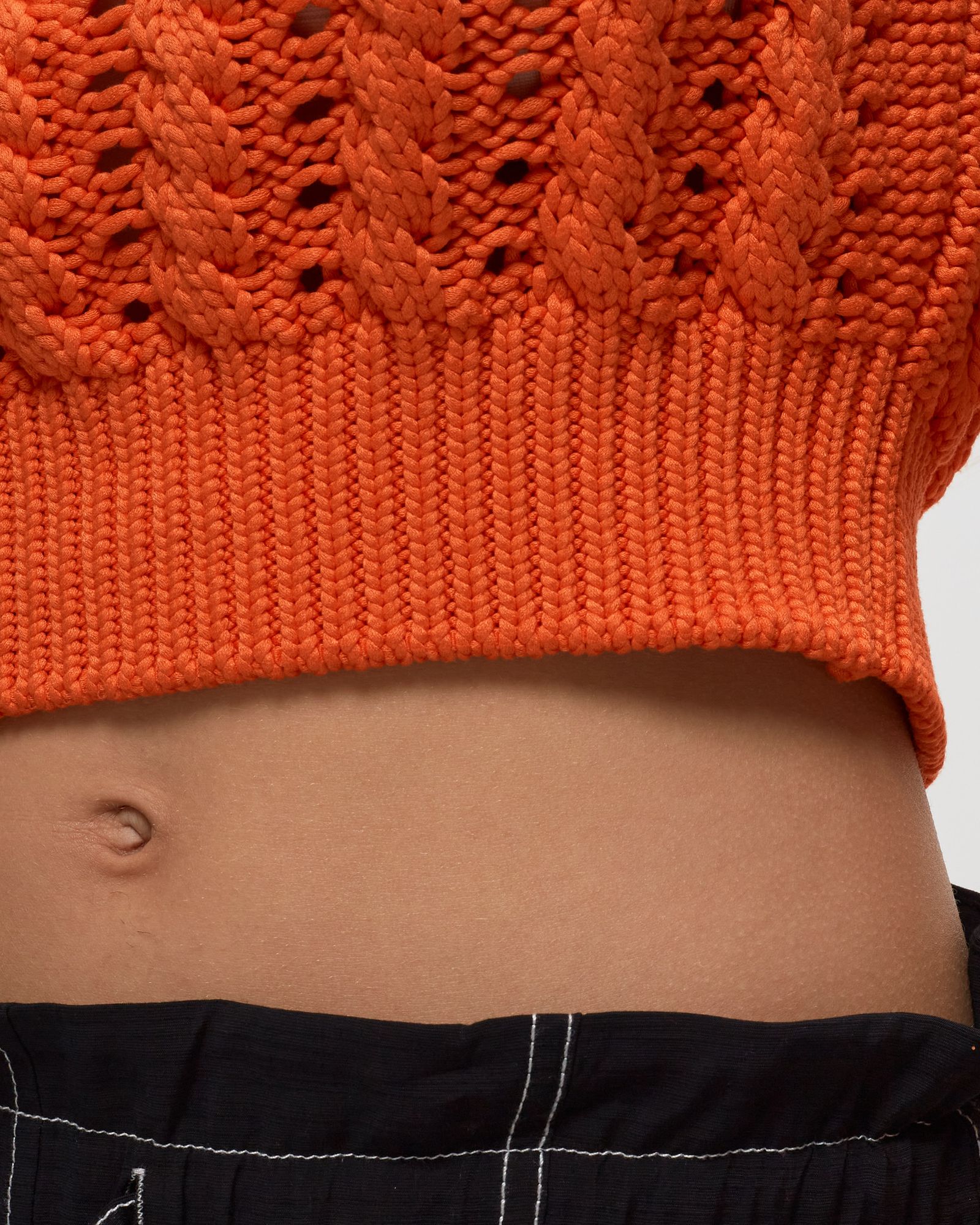 WMNS Viscose Rope Cropped Vest