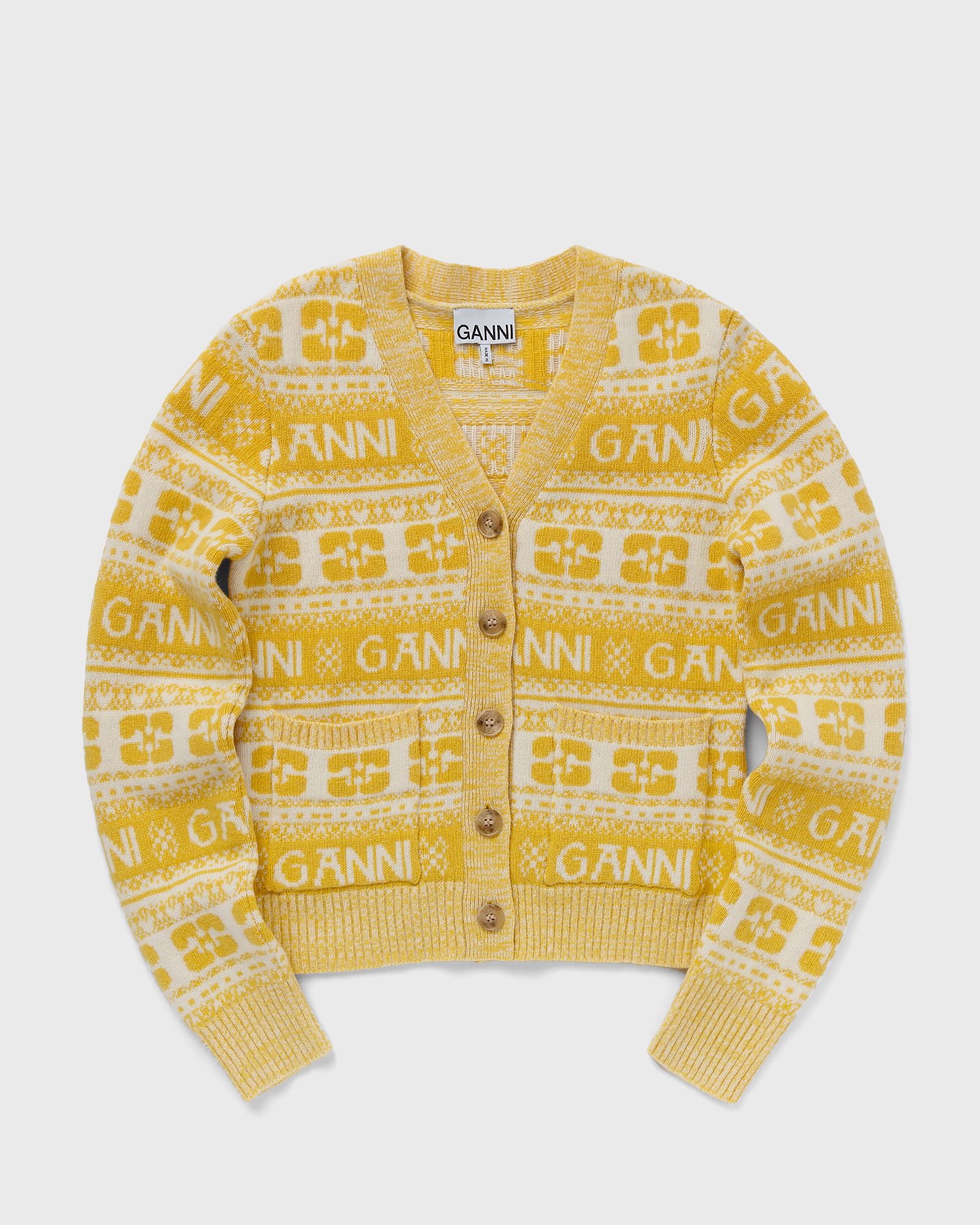 Logo Wool Mix Cardigan