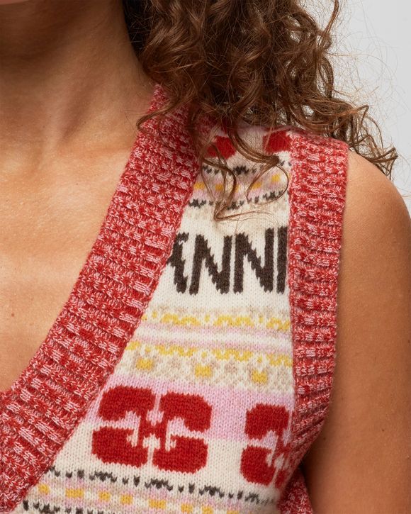 Logo Wool Mix Vest