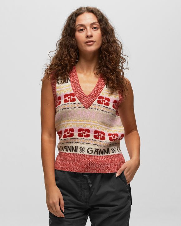 Logo Wool Mix Vest