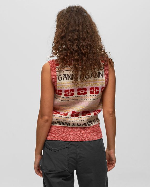 Logo Wool Mix Vest