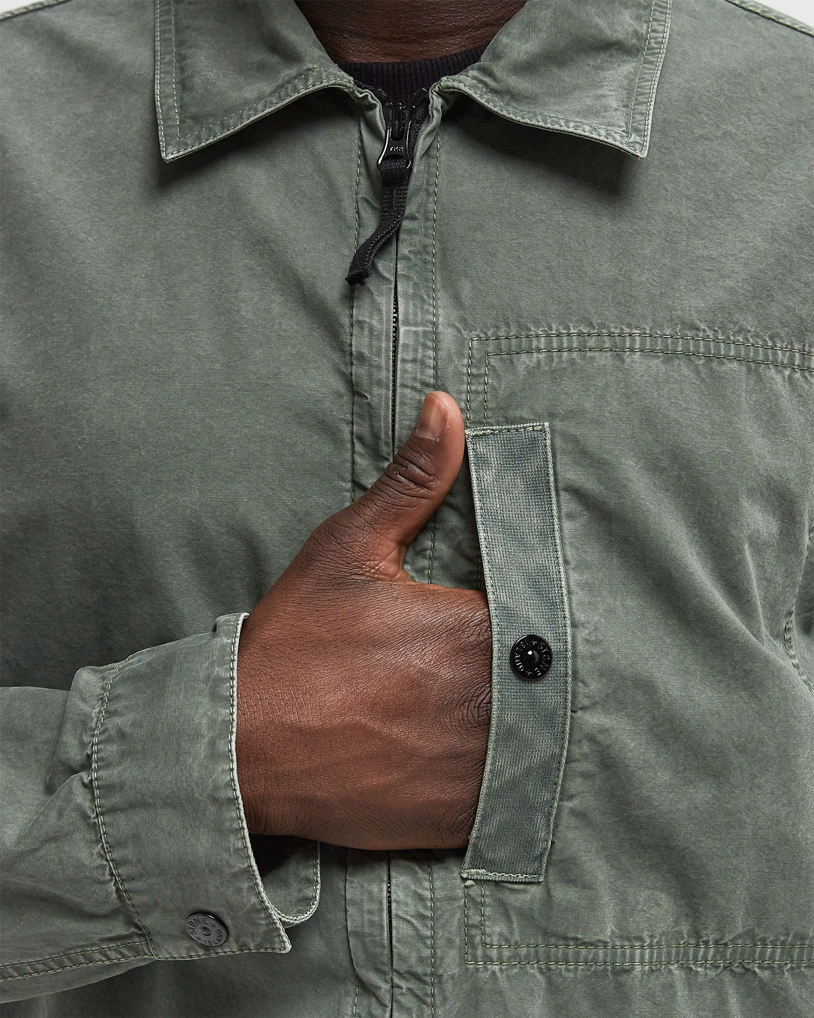 SUPIMA COTTON TWILL STRETCH-TC OVERSHIRT