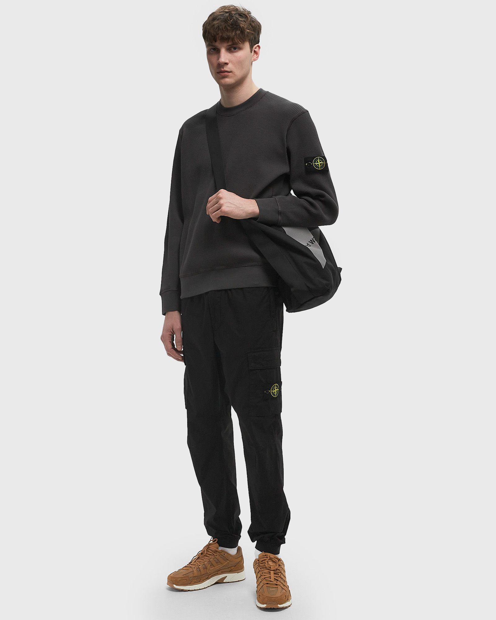 STRETCH COTTON TELA 'PARACADUTE' CARGO TROUSERS