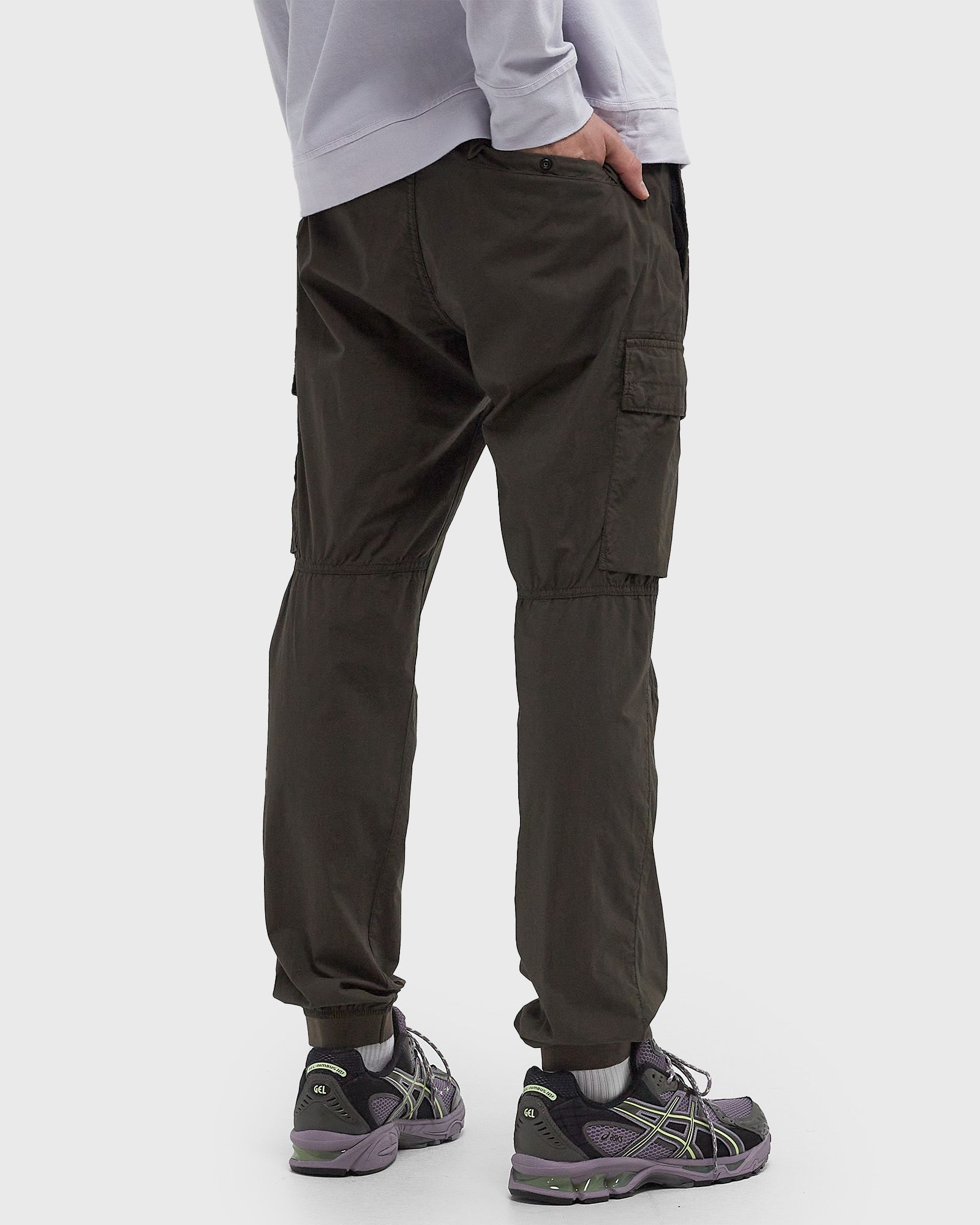 STRETCH COTTON TELA 'PARACADUTE' CARGO TROUSERS