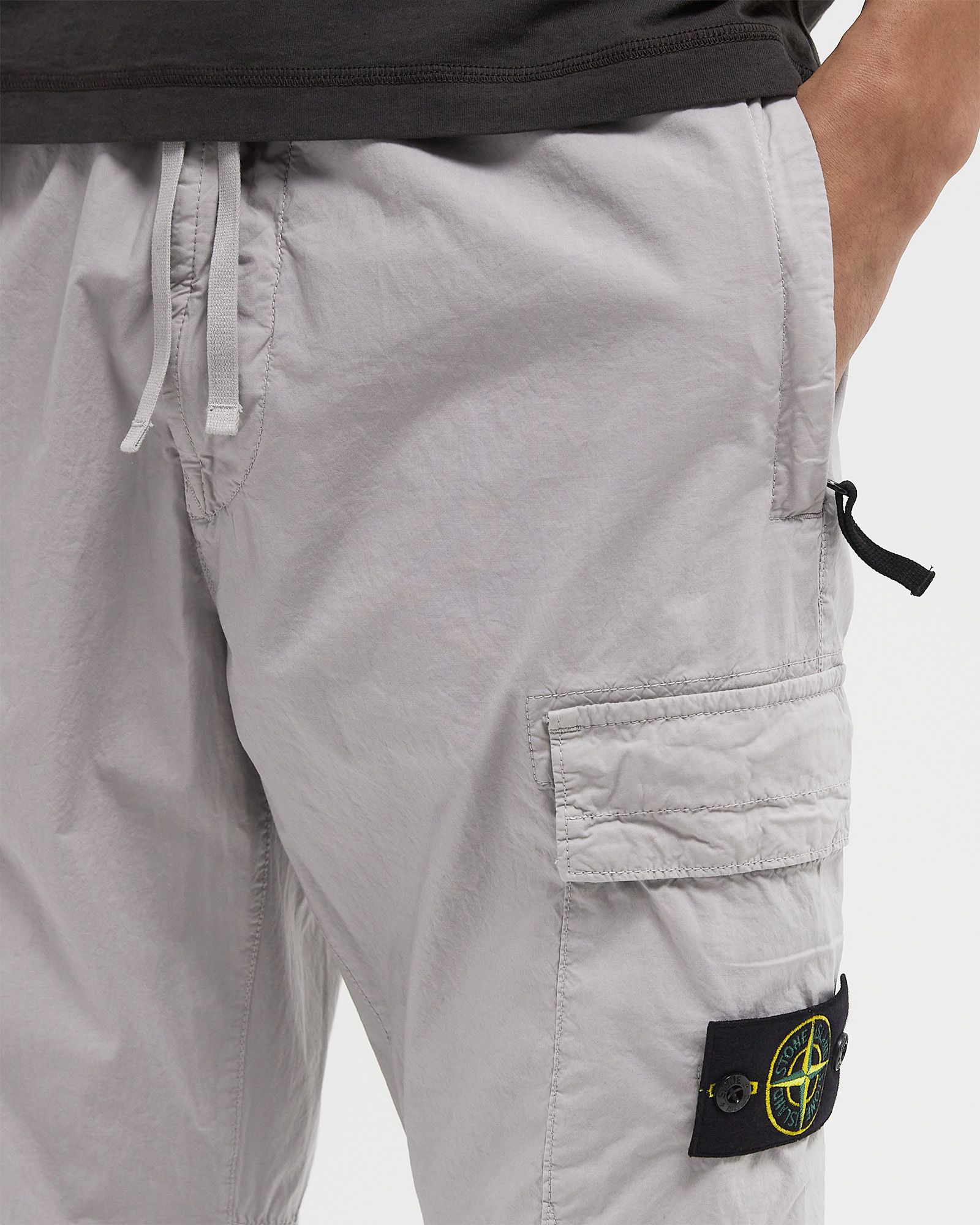 STRETCH COTTON TELA 'PARACADUTE' CARGO TROUSERS