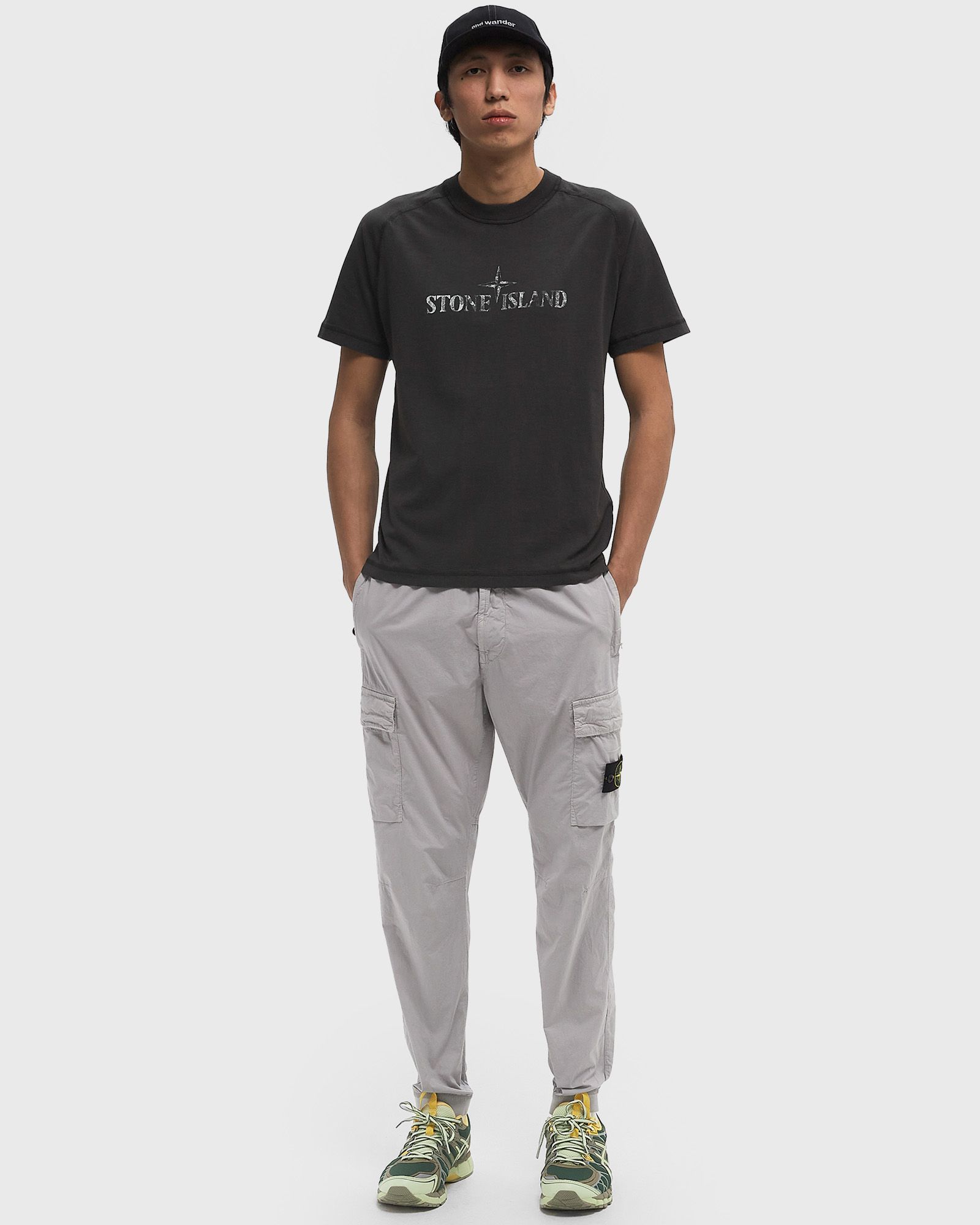 STRETCH COTTON TELA 'PARACADUTE' CARGO TROUSERS