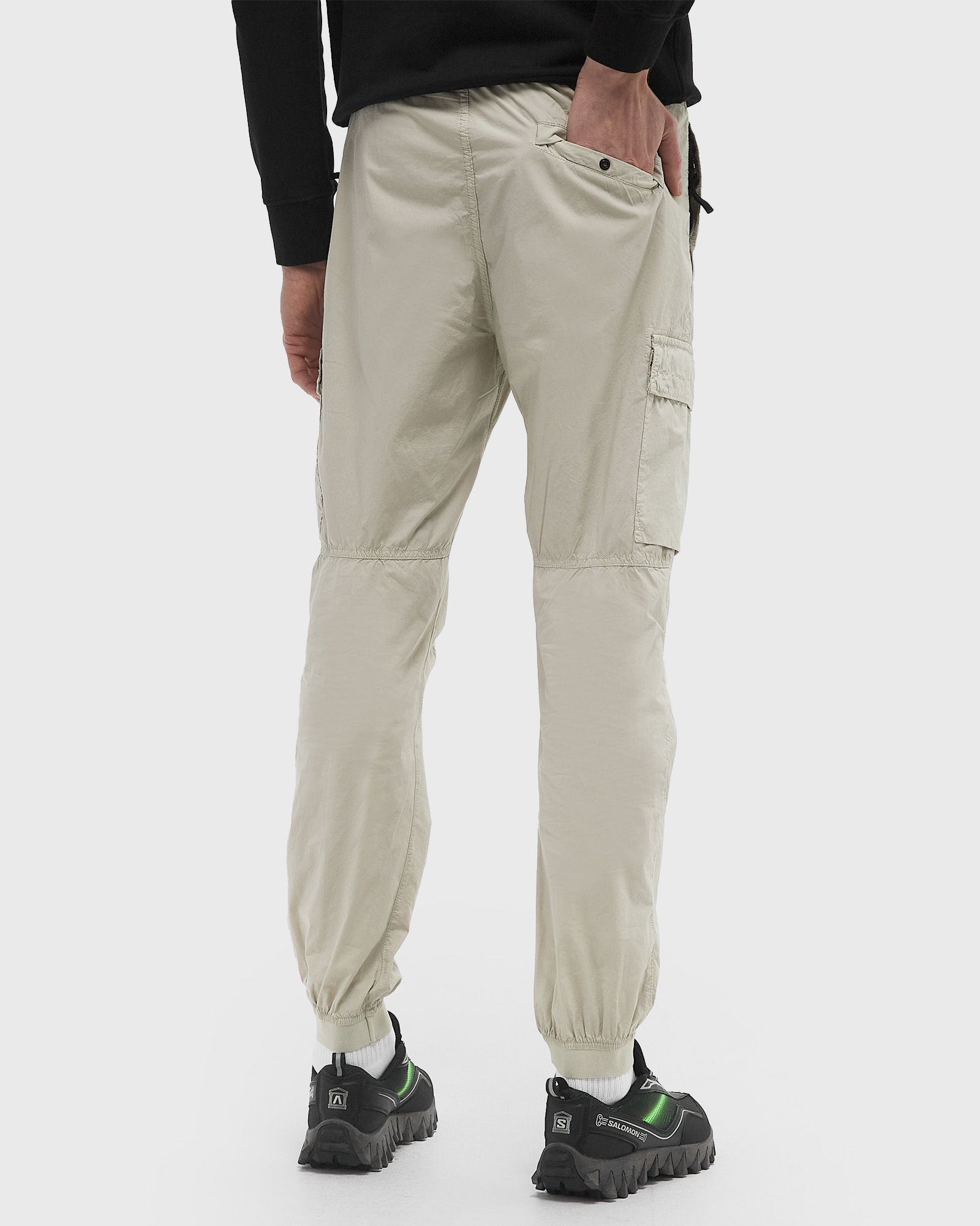 STRETCH COTTON TELA 'PARACADUTE' CARGO TROUSERS