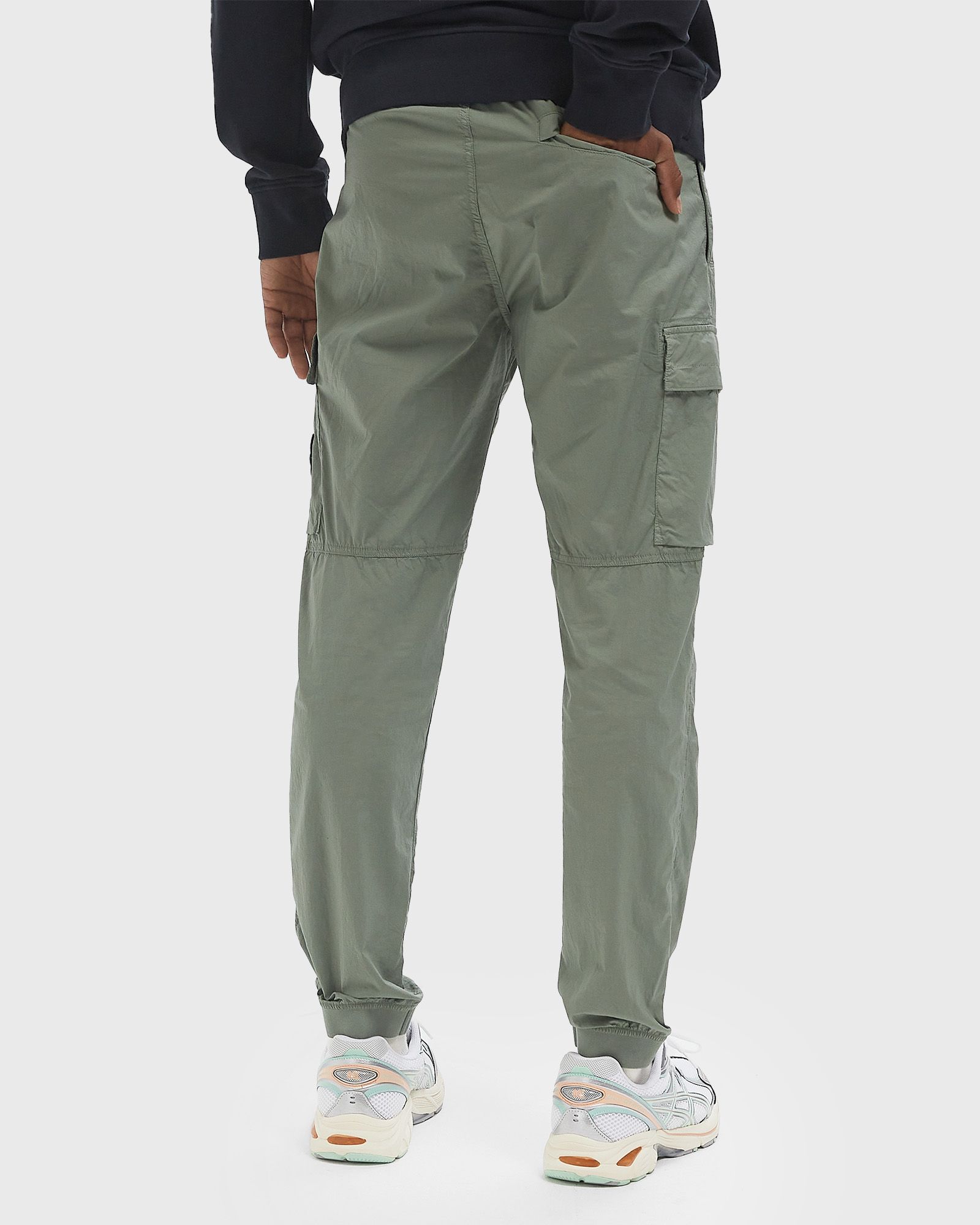 STRETCH COTTON TELA 'PARACADUTE' CARGO TROUSERS