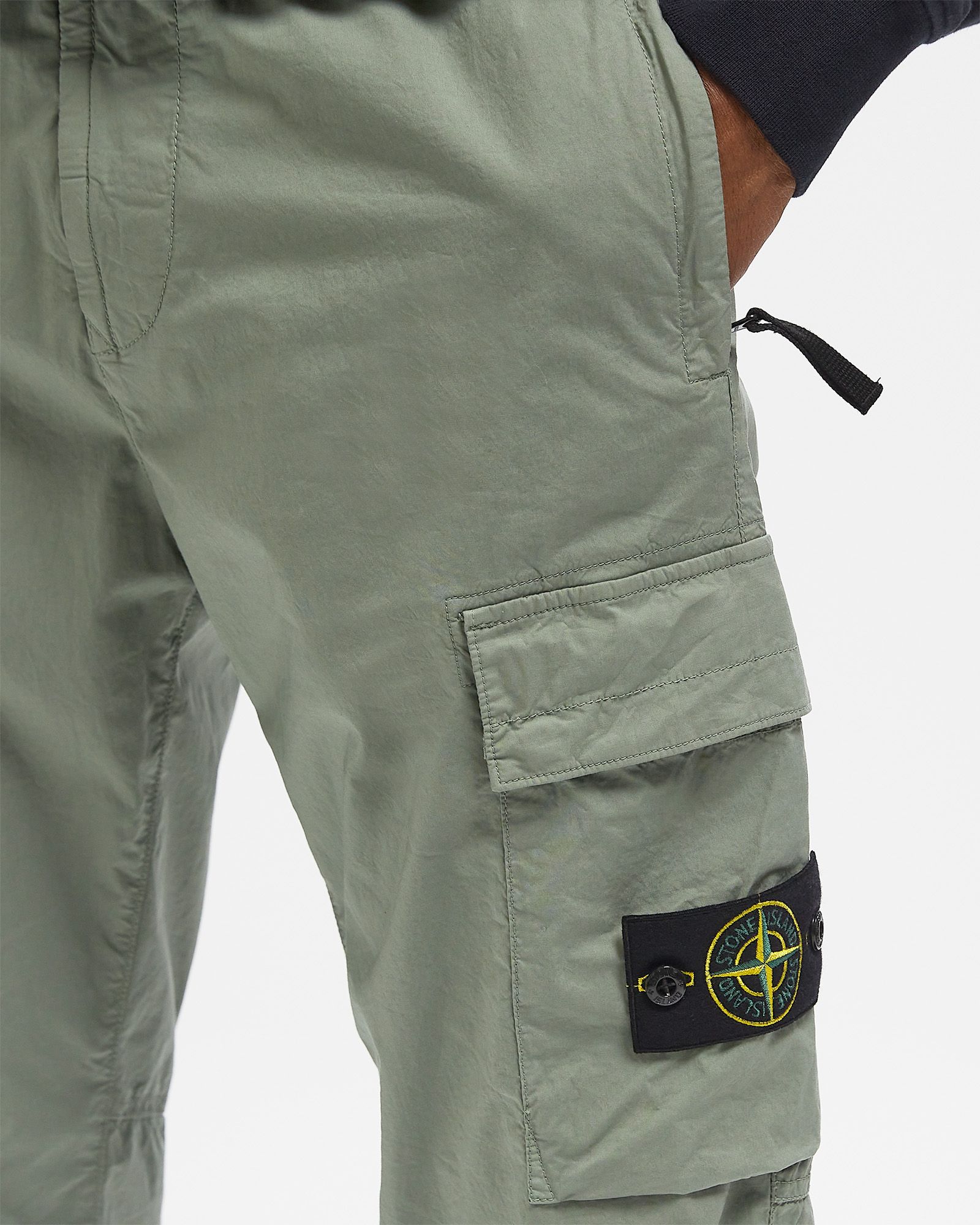 STRETCH COTTON TELA 'PARACADUTE' CARGO TROUSERS