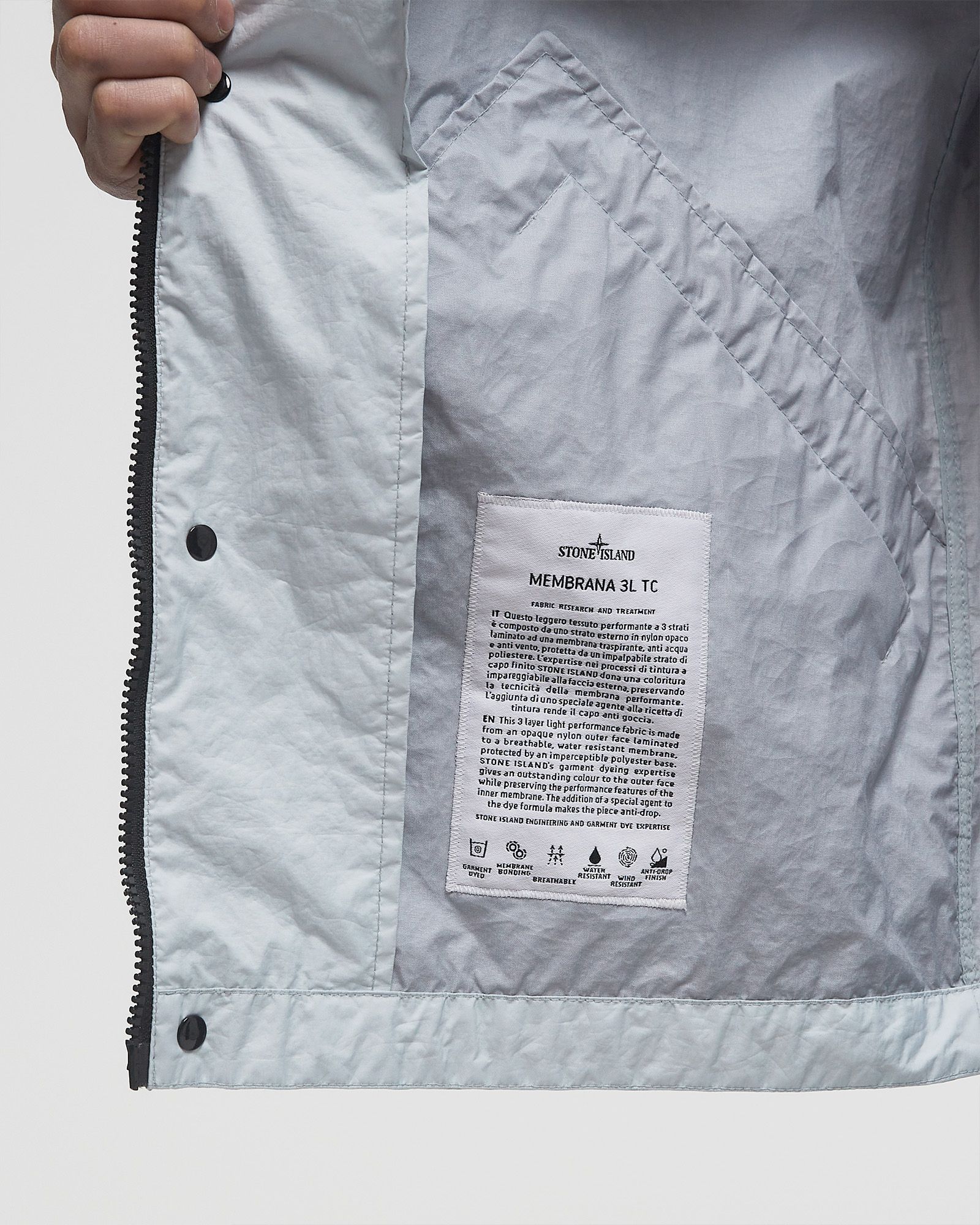 BREATHABLE WATER-RESISTANT HOODED JACKET