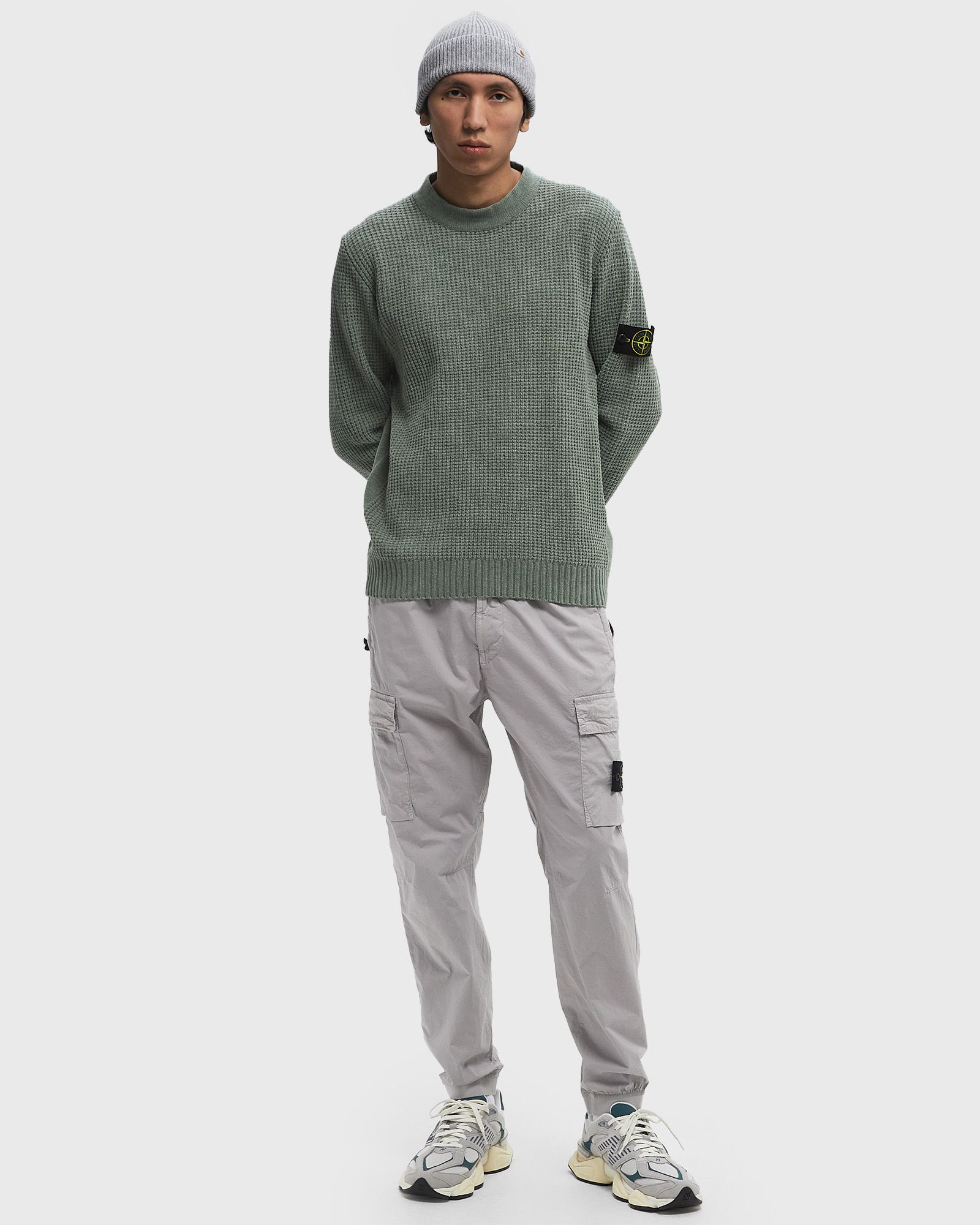 COTTON CHENILLE MOCK NECK JUMPER