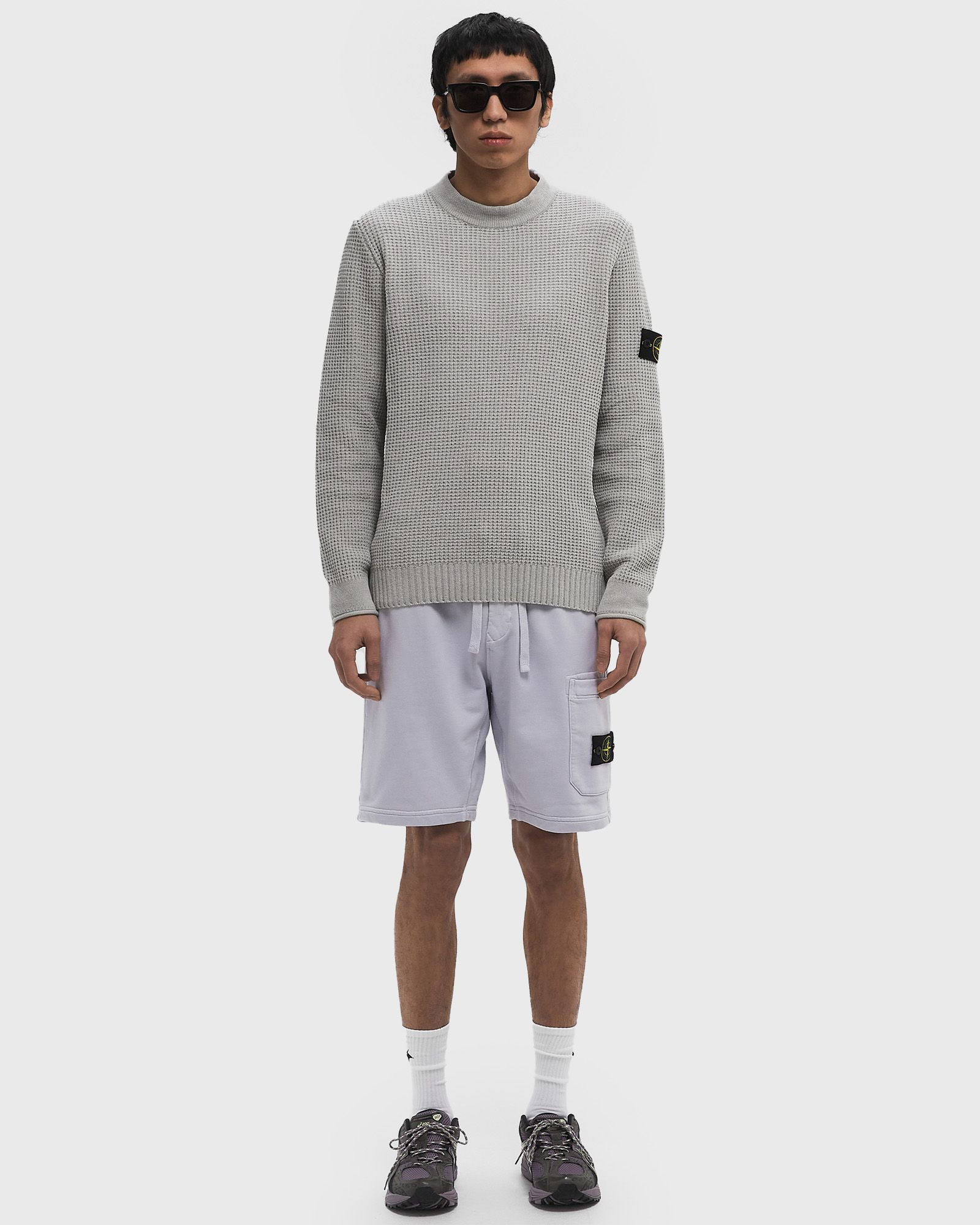 COTTON CHENILLE MOCK NECK JUMPER