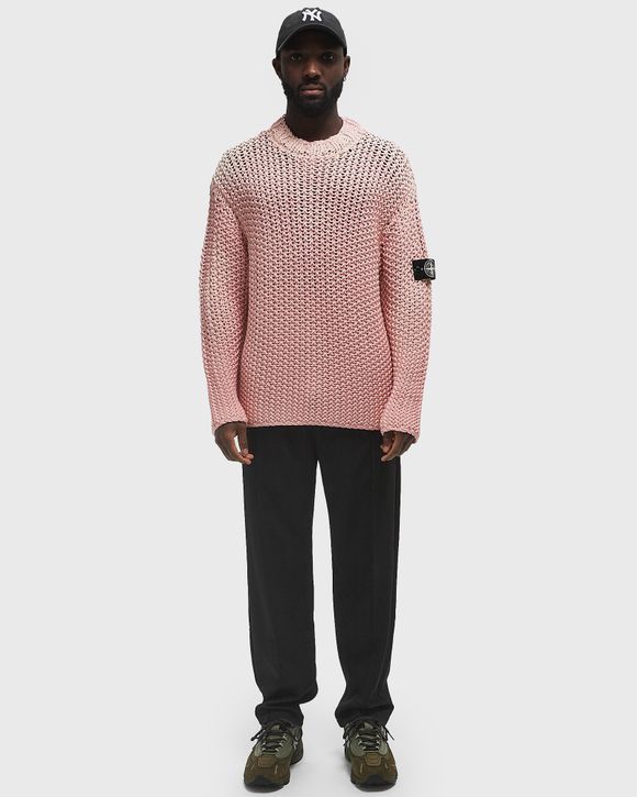 Stone Island UV-REACTIVE KNIT SWEATER Purple/Beige | BSTN Store