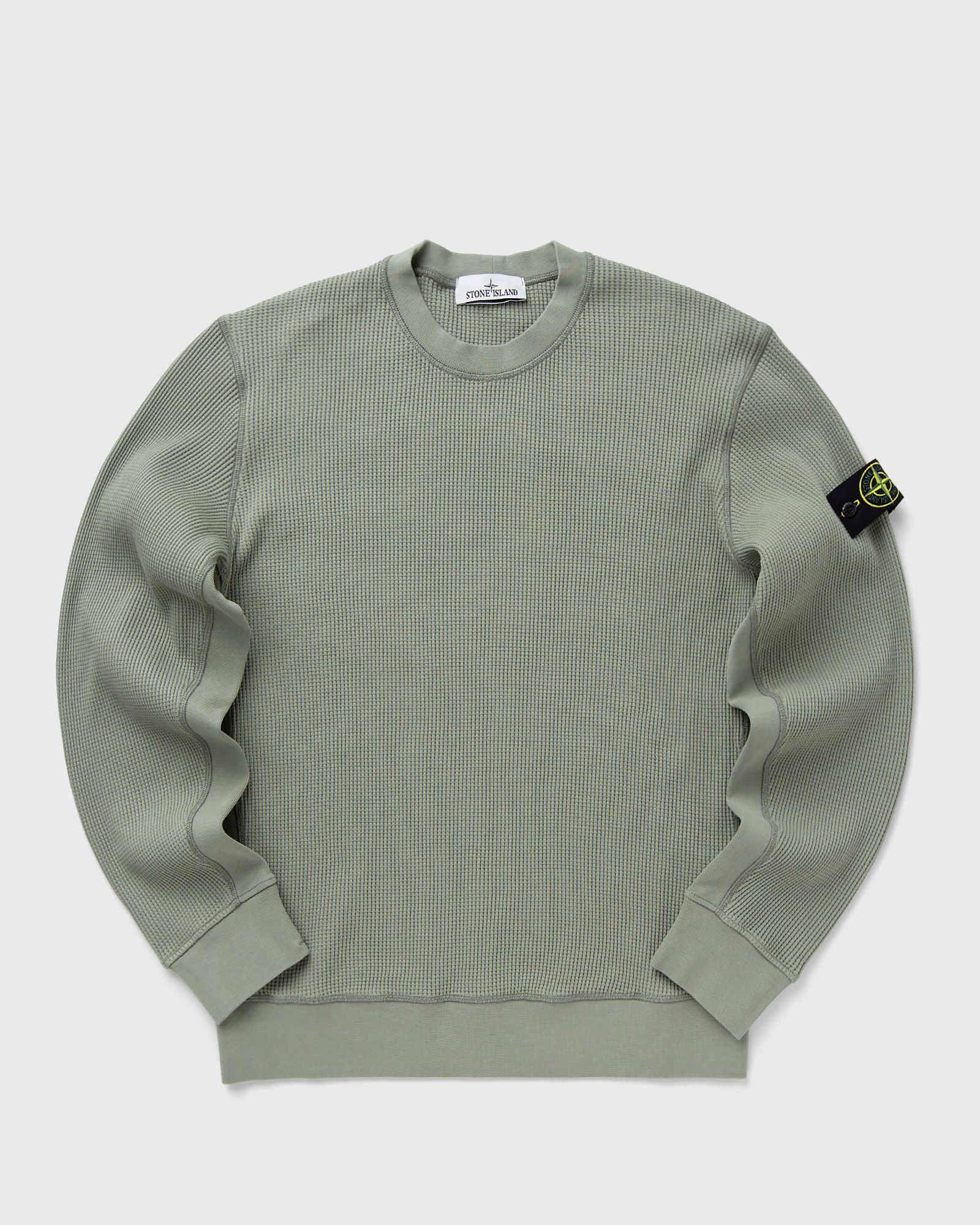 ORGANIC COTTON WAFFLE FLEECE CREWNECK SWEATSHIRT