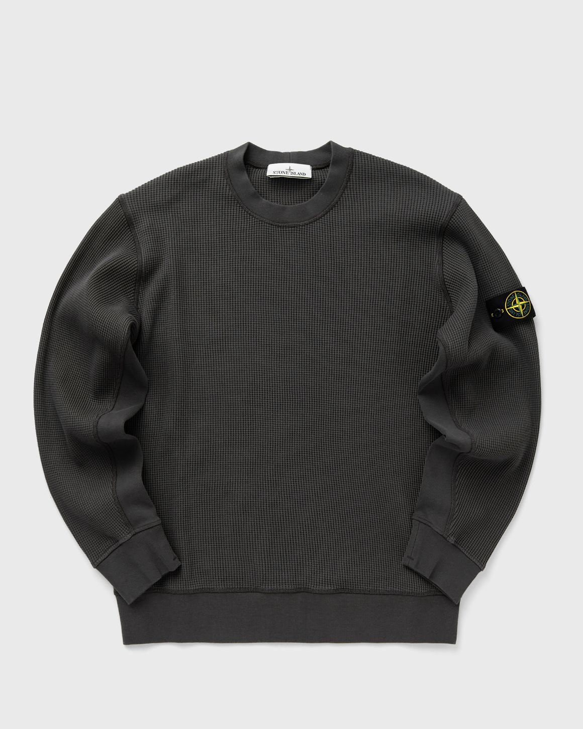 スウェット・トレーナー STONE  63051 Cotton Fleece Crewneck Sweatshirt 4BKS083 Stone Island 63051 Compass Cotton Sweatshirt | Grey | FARFETCH