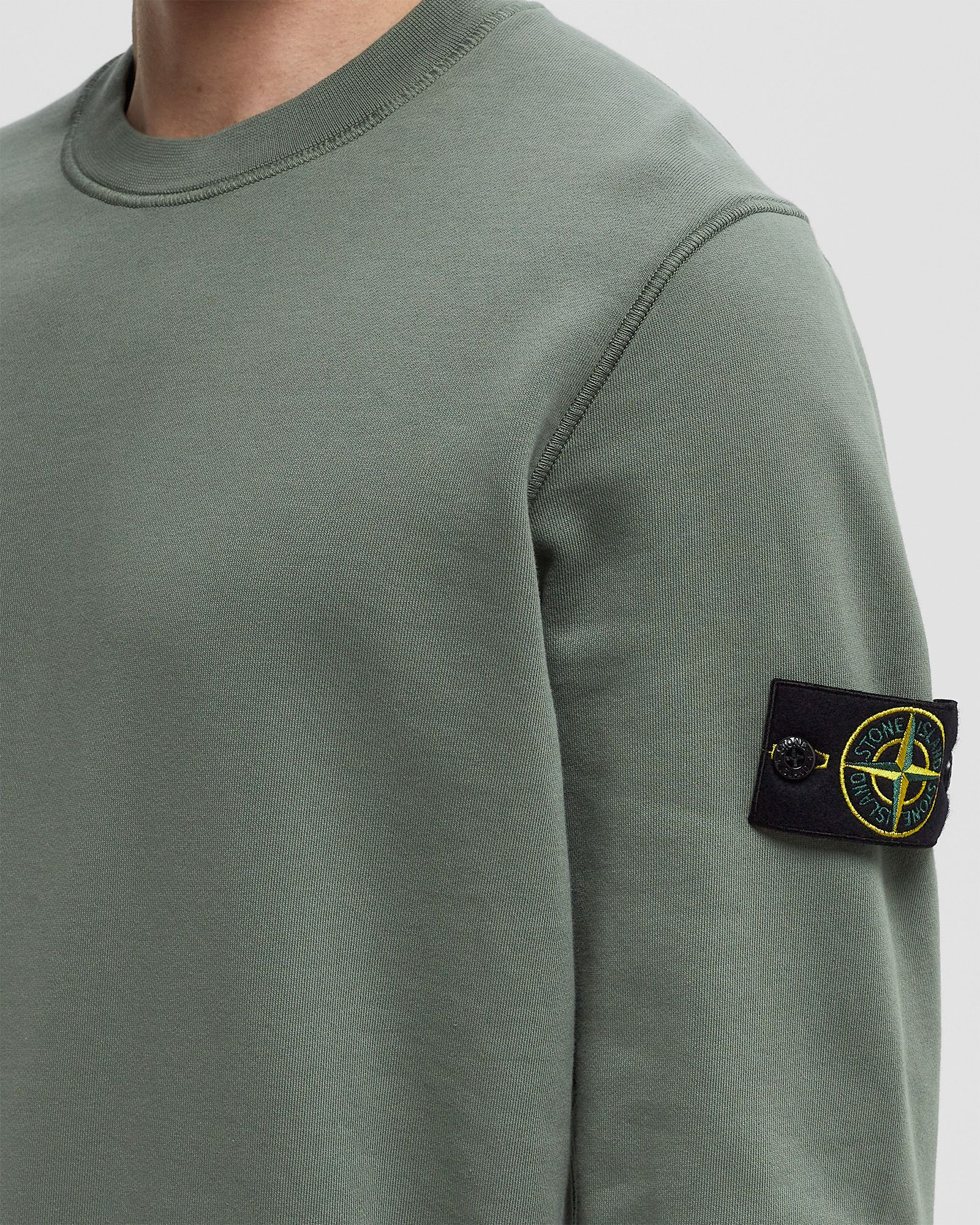 ORGANIC COTTON FLEECE CREWNECK SWEATSHIRT